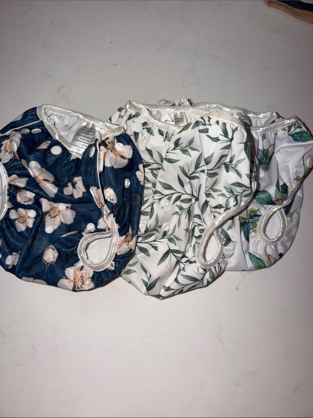 Baby adjustable reusable snap fit cloth diaper cover